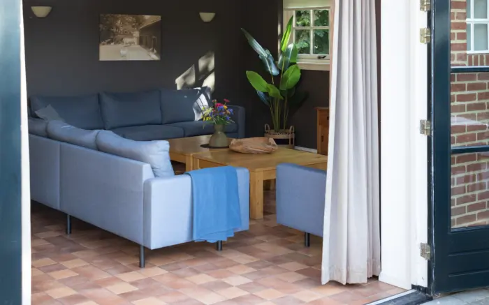 Groepsaccommodatie de Kapshoeve openslaande tuindeuren naar terras