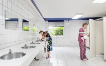 Sanitair groepsaccommodatie