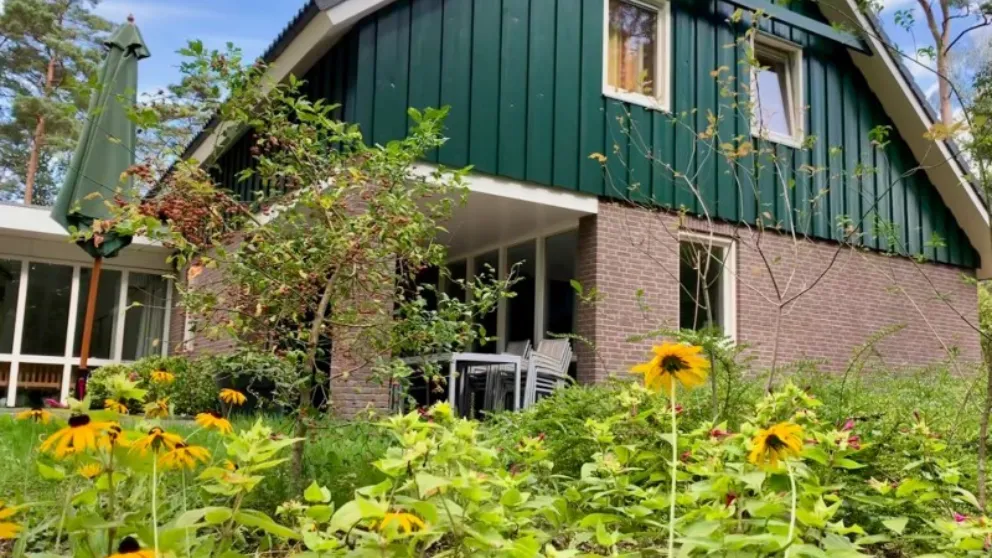 Hoeve met bloemen
