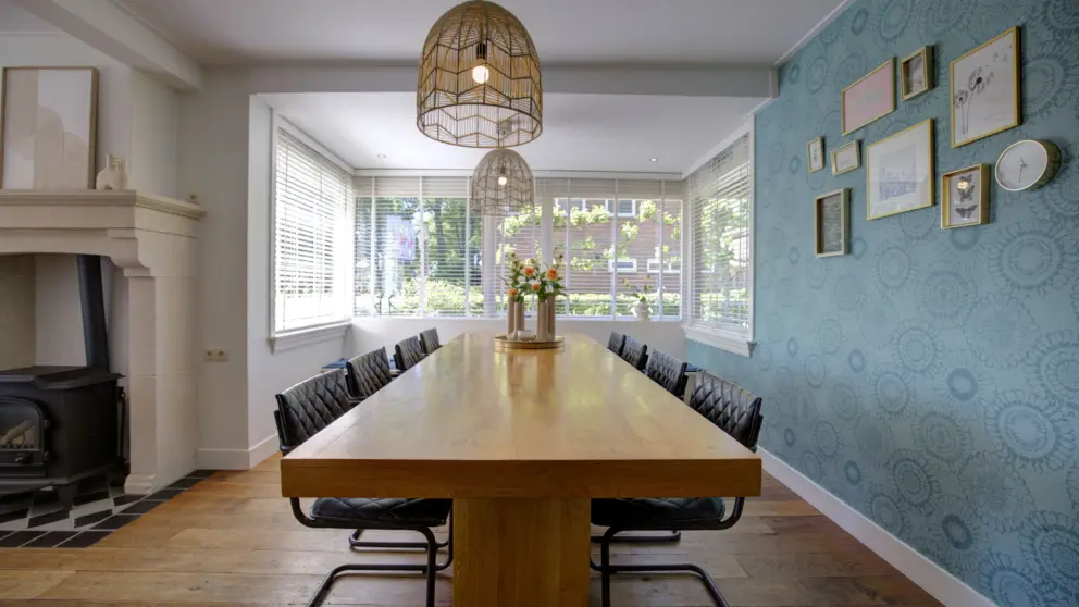 Eettafel meidoorn groepsaccommodatie 't Keampke
