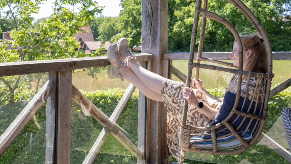 Relaxen bij t keampke Buiten