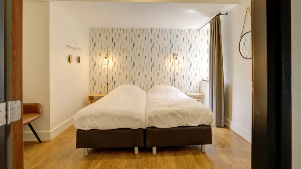 De Linde slaapkamer vanuit deuropening