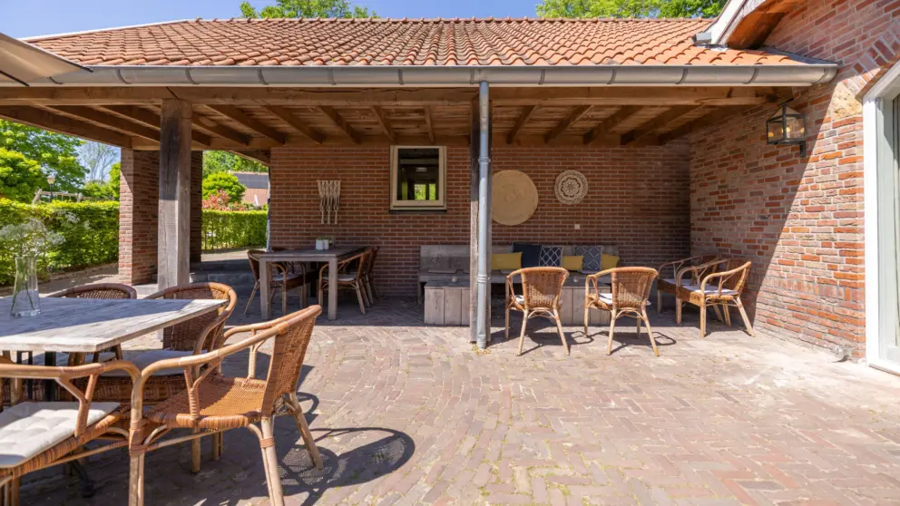 Terras de Linde met overkapping