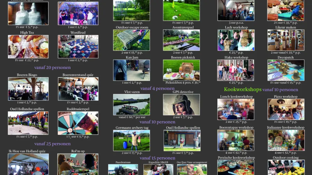 Folder Activiteiten 2025 Maathoeve Heeten Overijssel