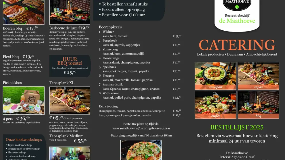 Maathoeve Catering Maathoeve Heeten Overijssel