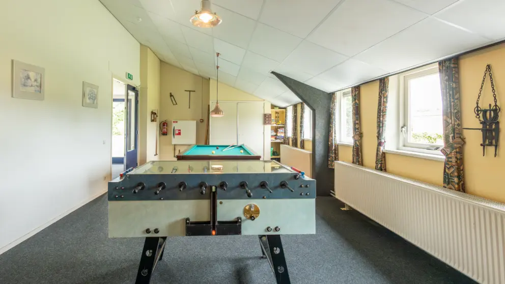 Voetbaltafel groepsaccommodatie Vollenhove